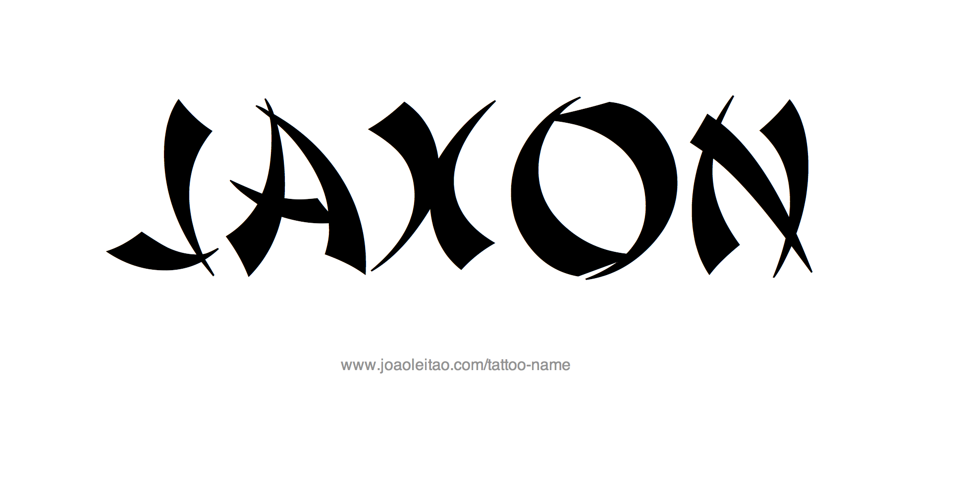 Tattoo Design Name Jaxon