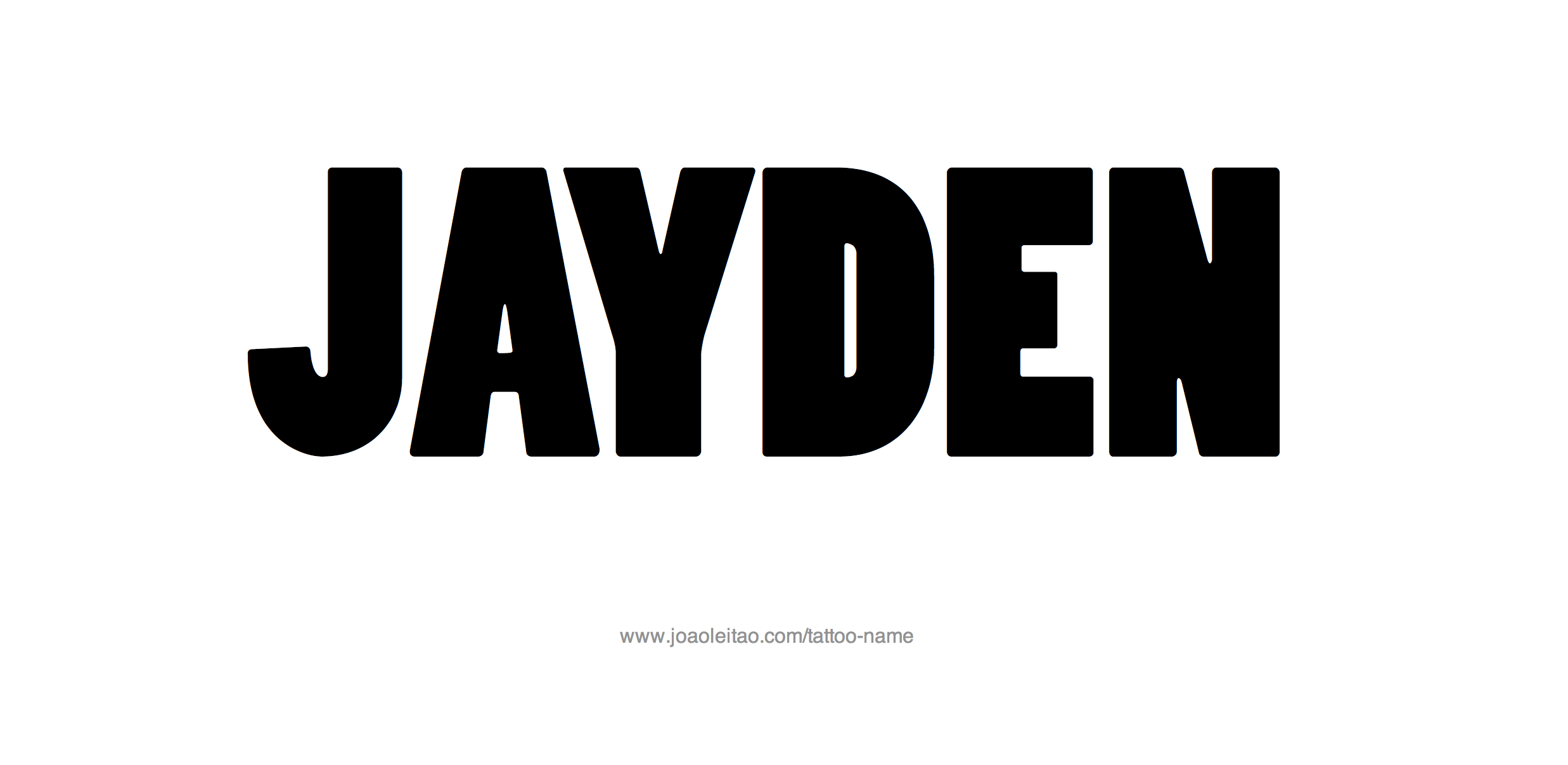 Tattoo Design Name Jayden