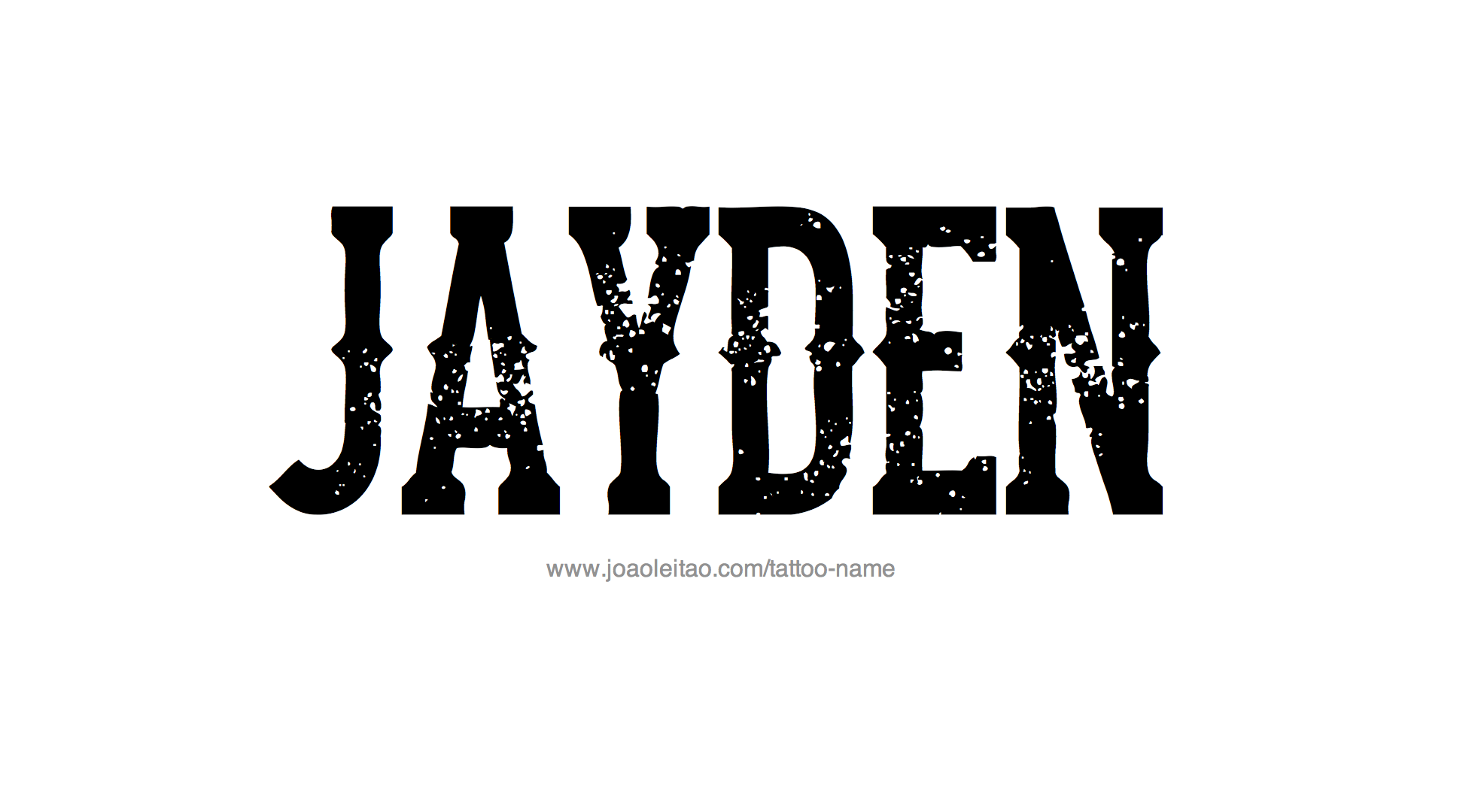 Tattoo Design Name Jayden