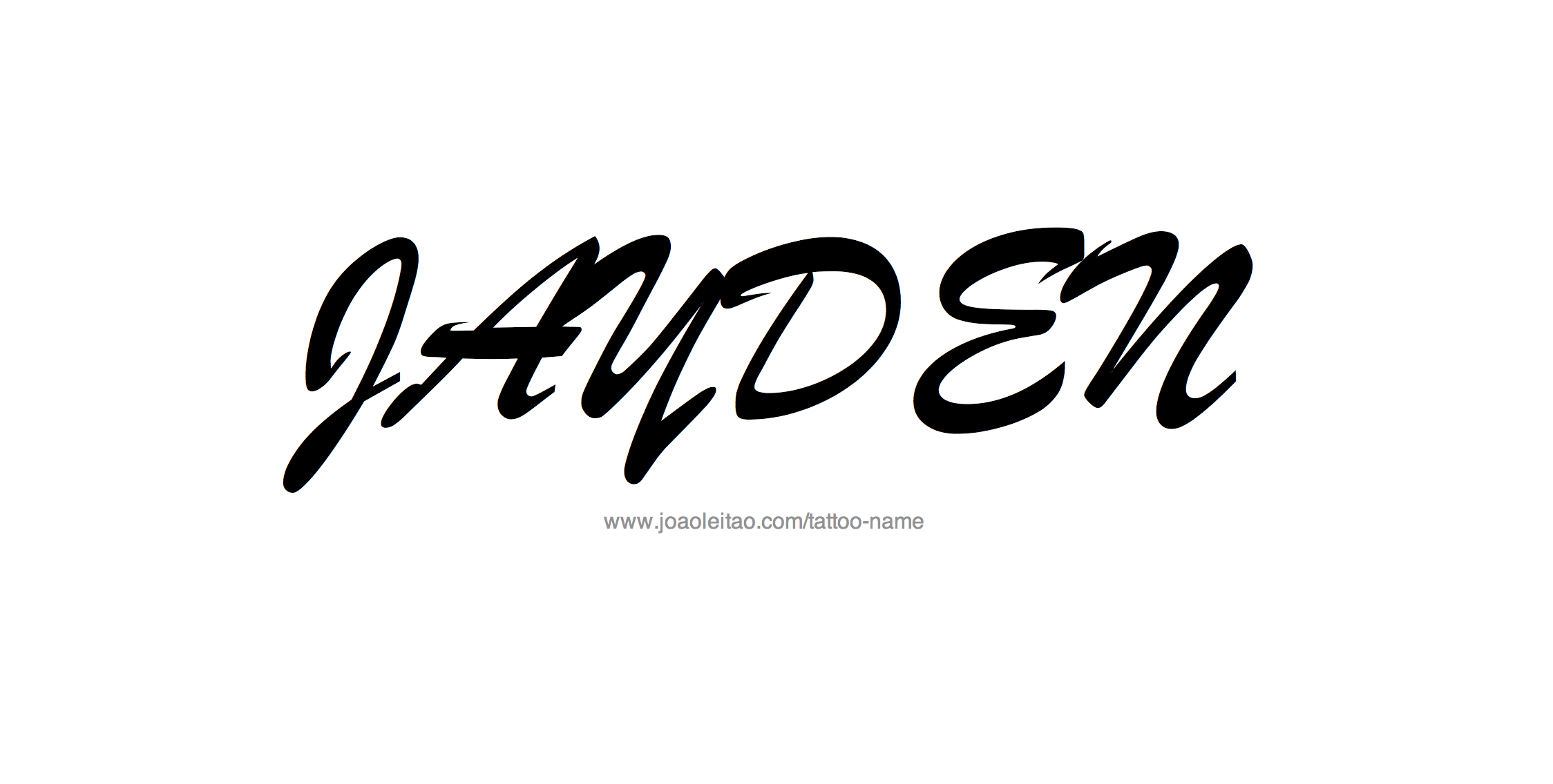 Tattoo Design Name Jayden