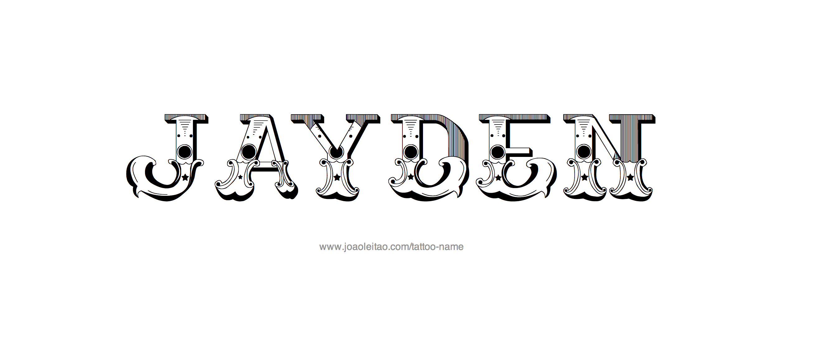 Tattoo Design Name Jayden