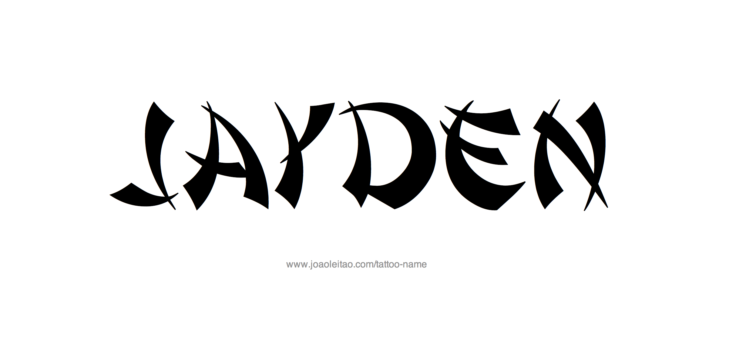 Tattoo Design Name Jayden