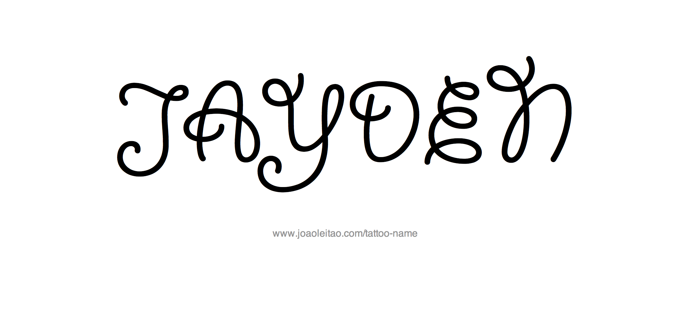 Tattoo Design Name Jayden