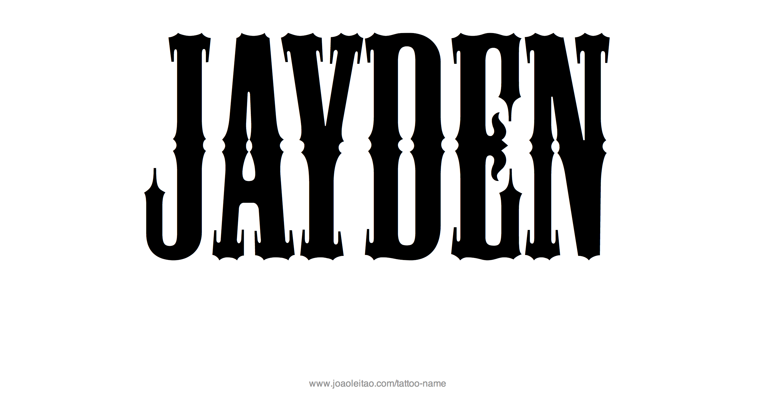 Tattoo Design Name Jayden