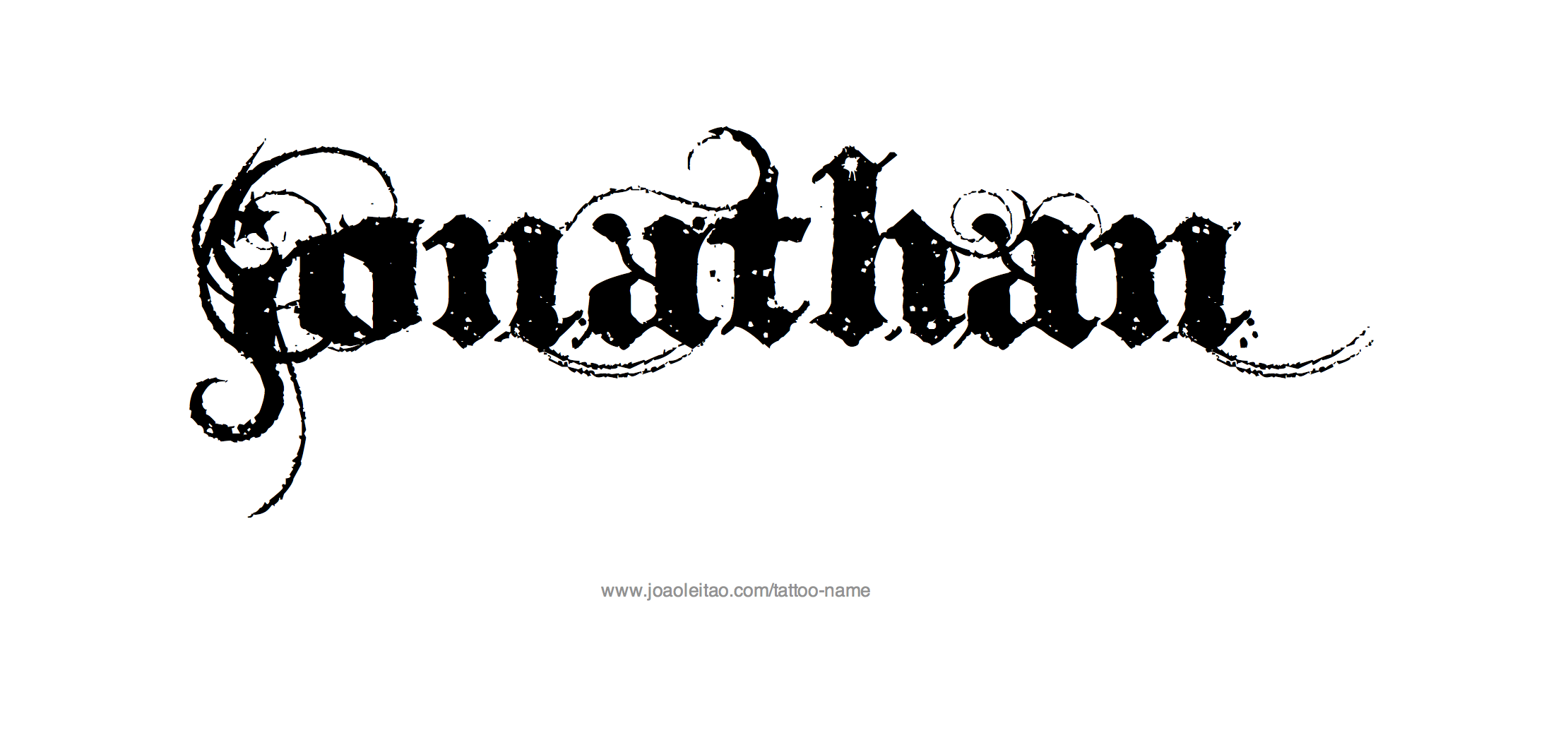 Tattoo Design Name Jonathan