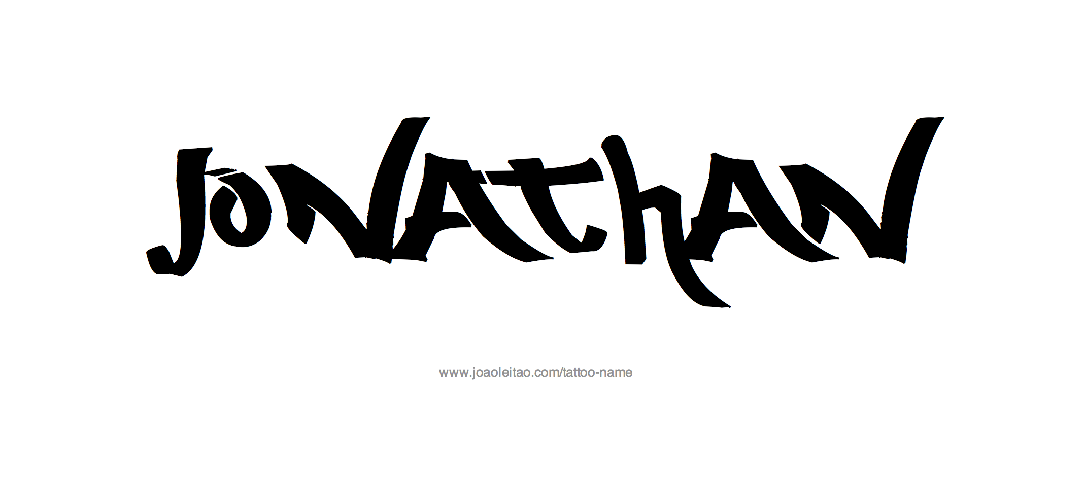 Tattoo Design Name Jonathan