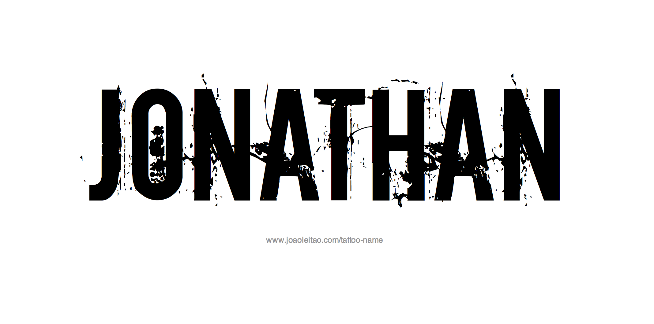 Tattoo Design Name Jonathan