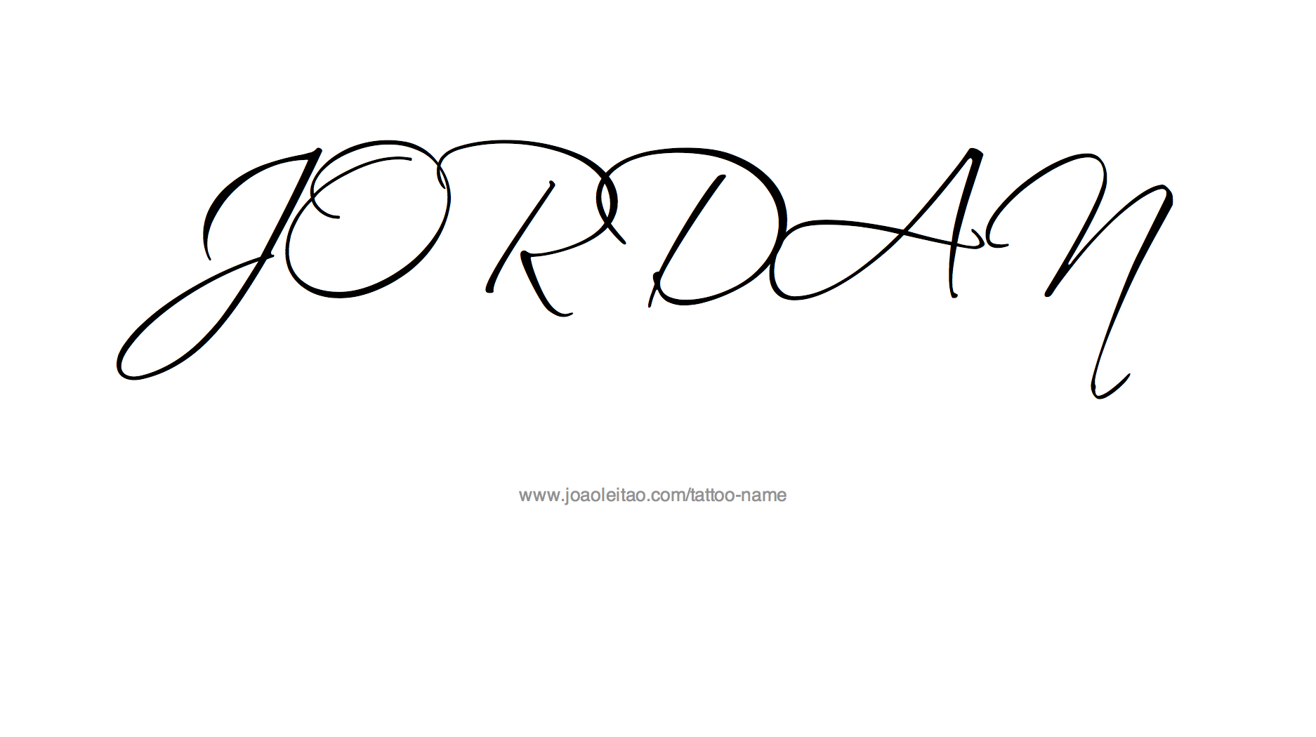 Tattoo Design Name Jordan