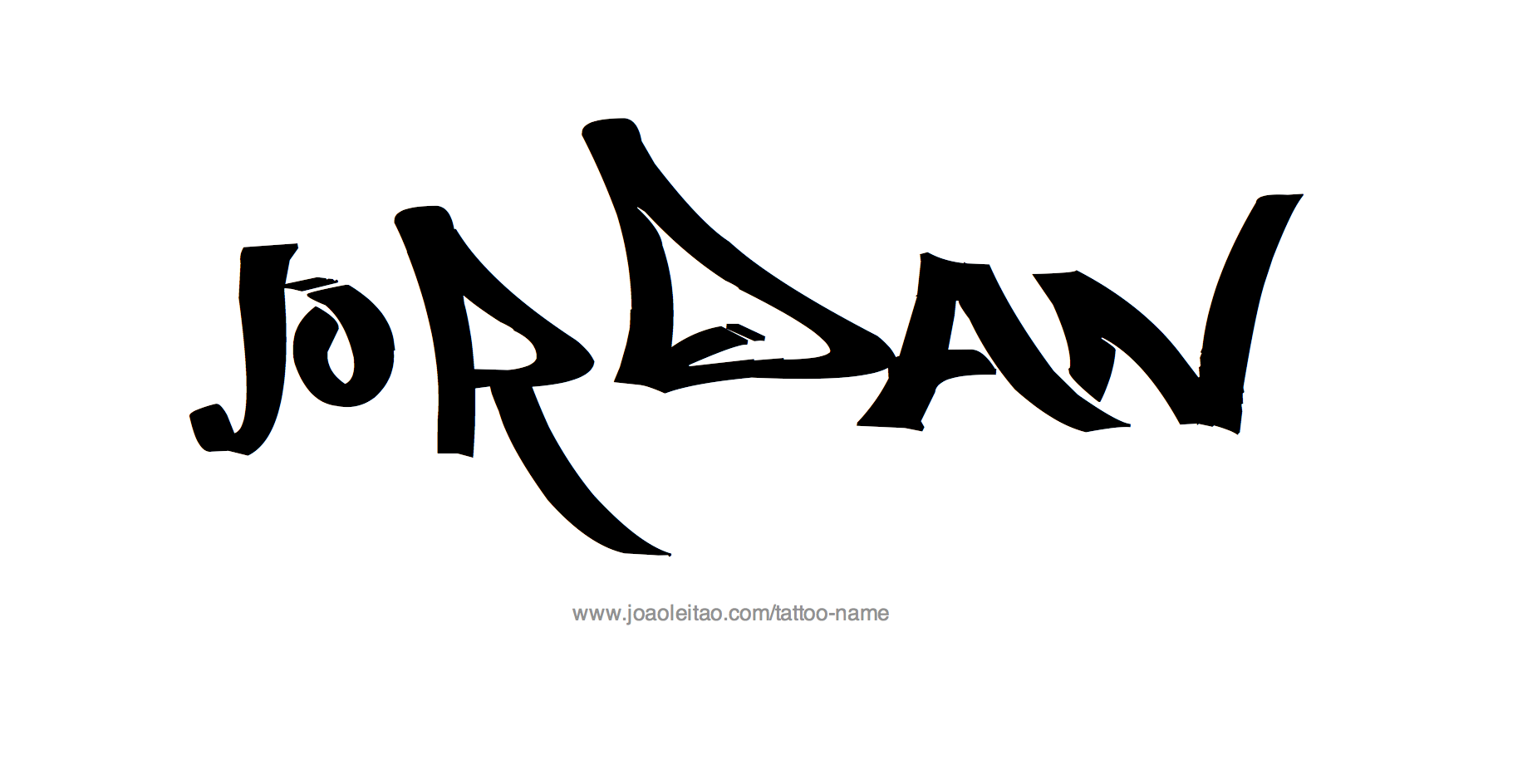 Tattoo Design Name Jordan