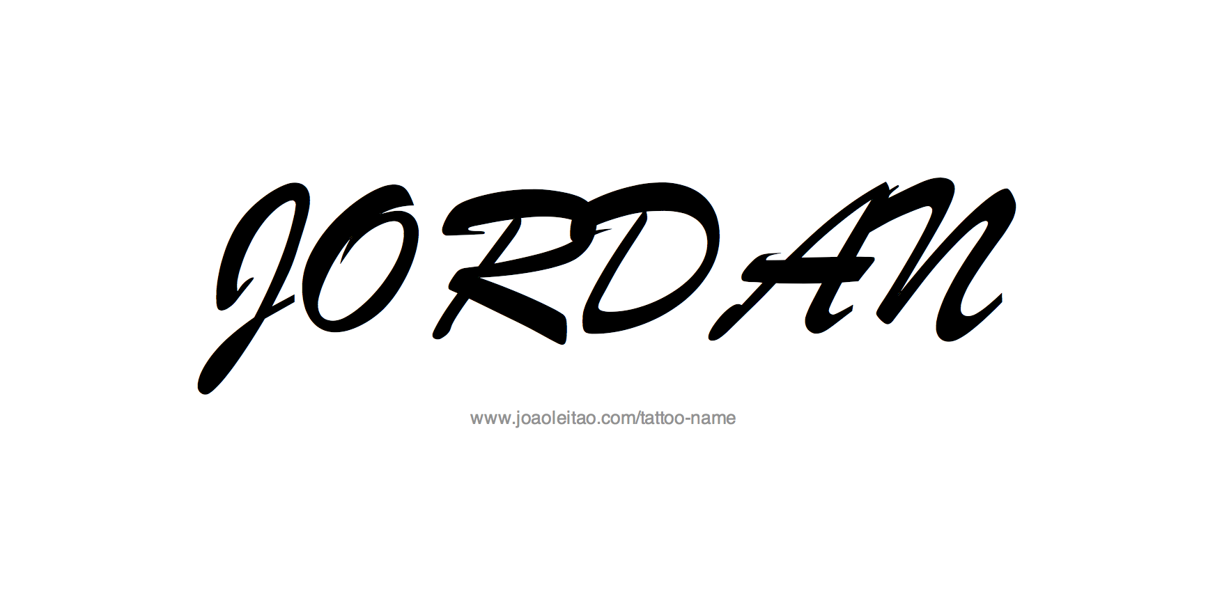 Tattoo Design Name Jordan