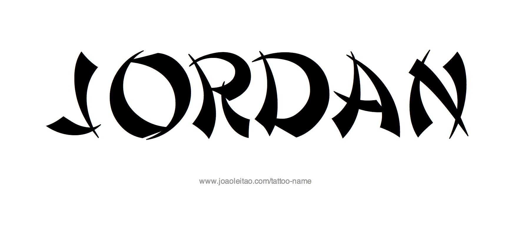 Tattoo Design Name Jordan