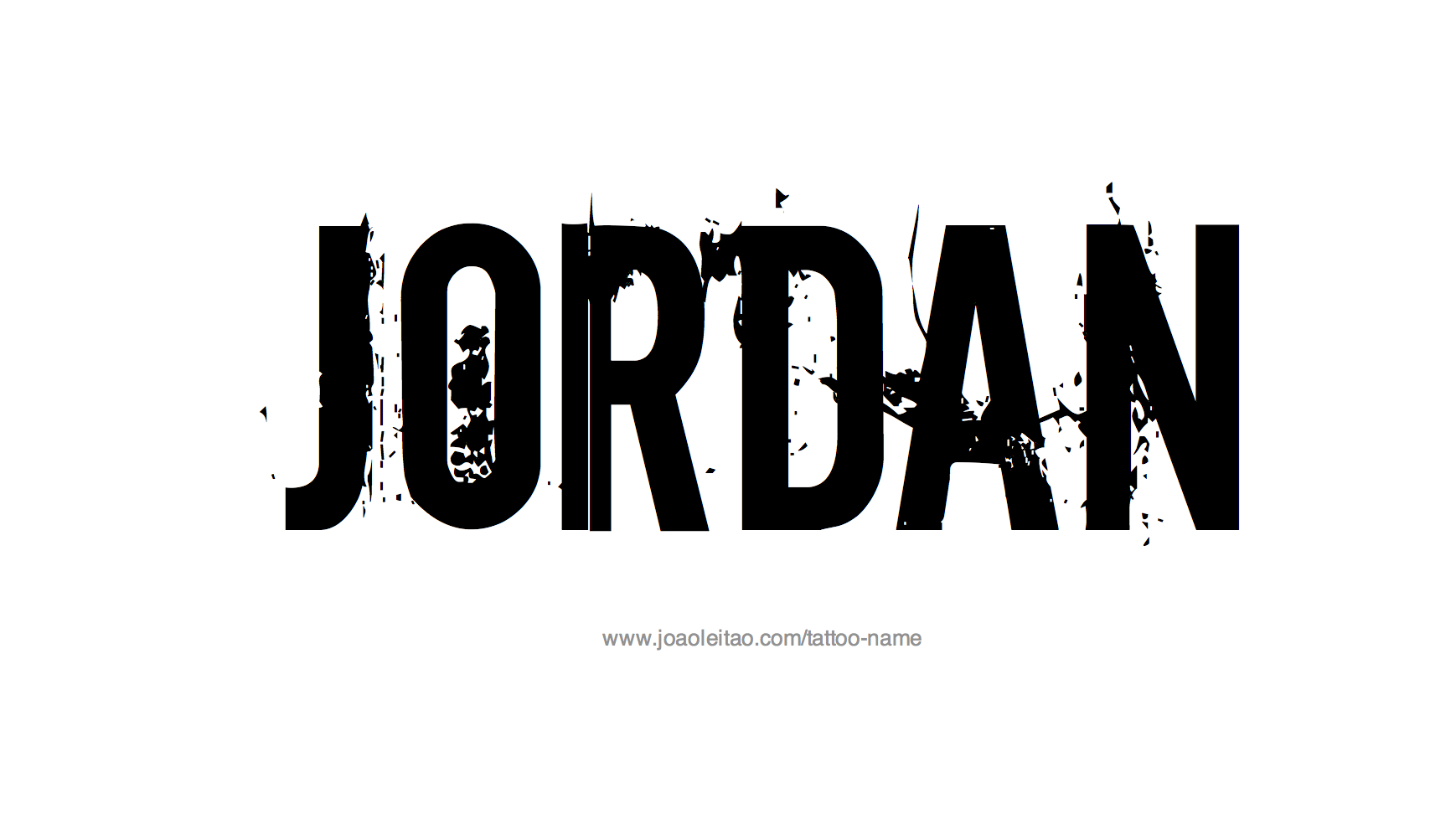 Tattoo Design Name Jordan