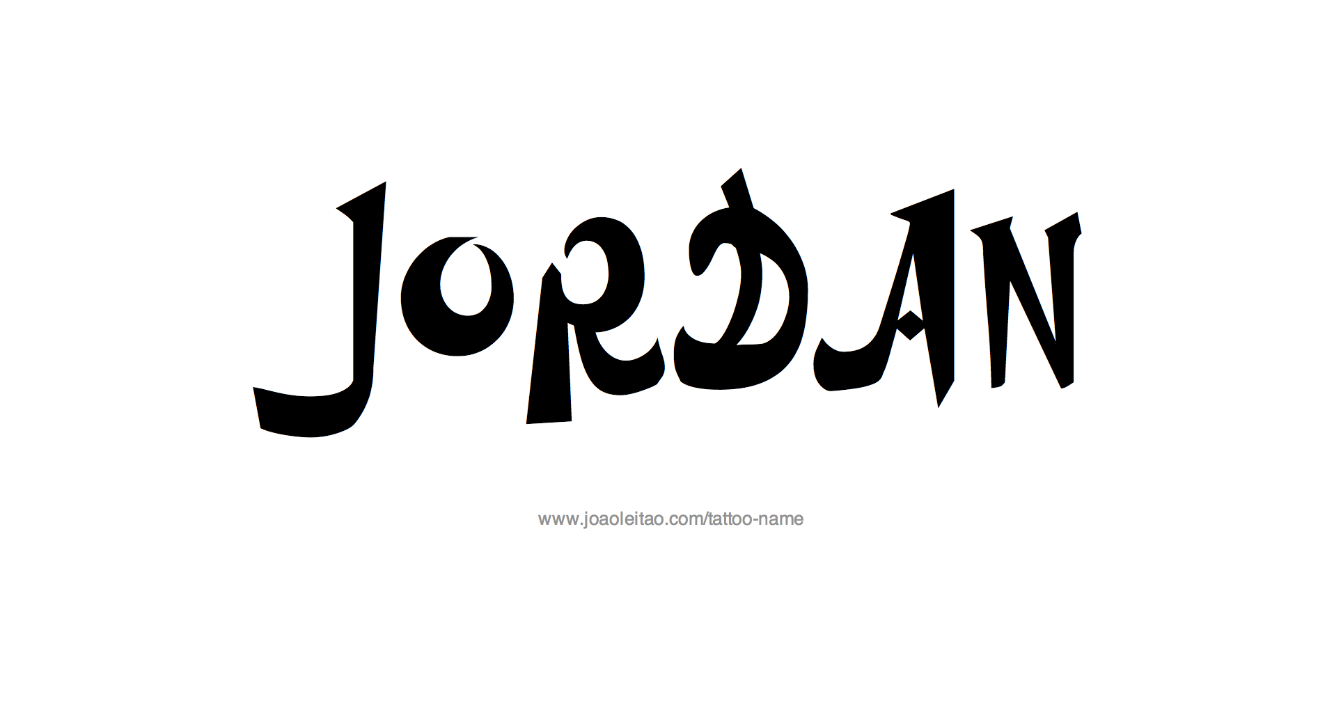 Tattoo Design Name Jordan