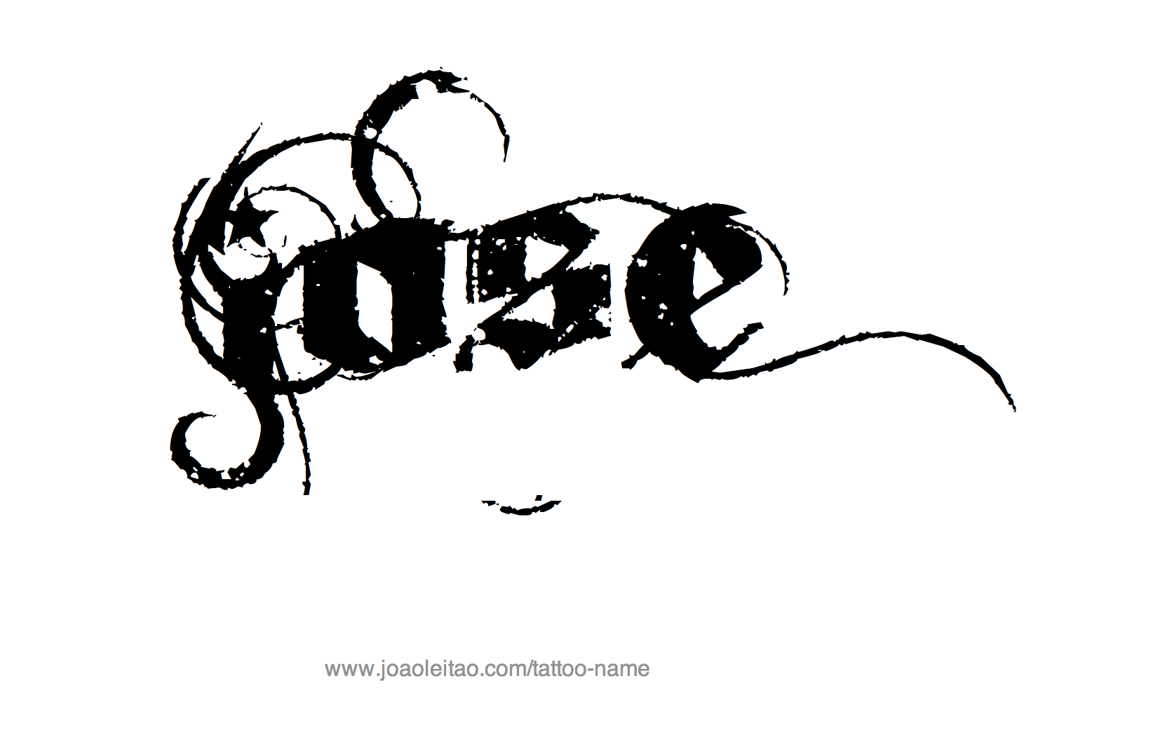 Tattoo Design Name Jose