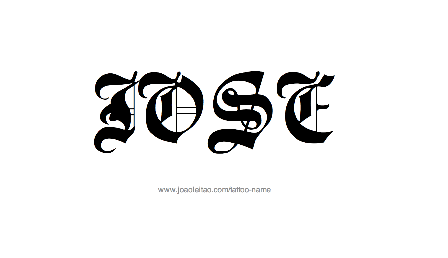 Tattoo Design Name Jose