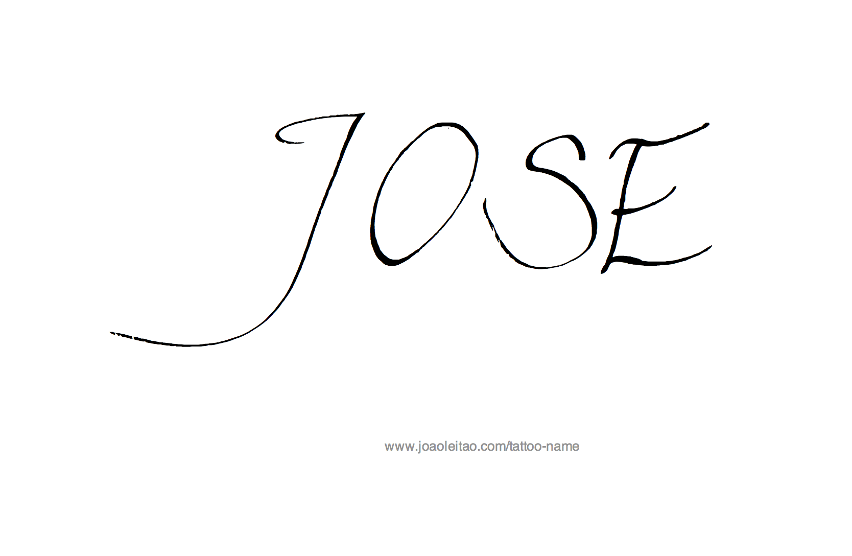 Tattoo Design Name Jose