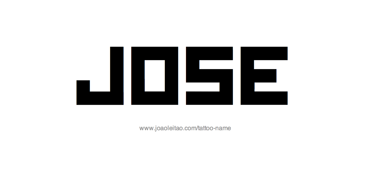 Tattoo Design Name Jose