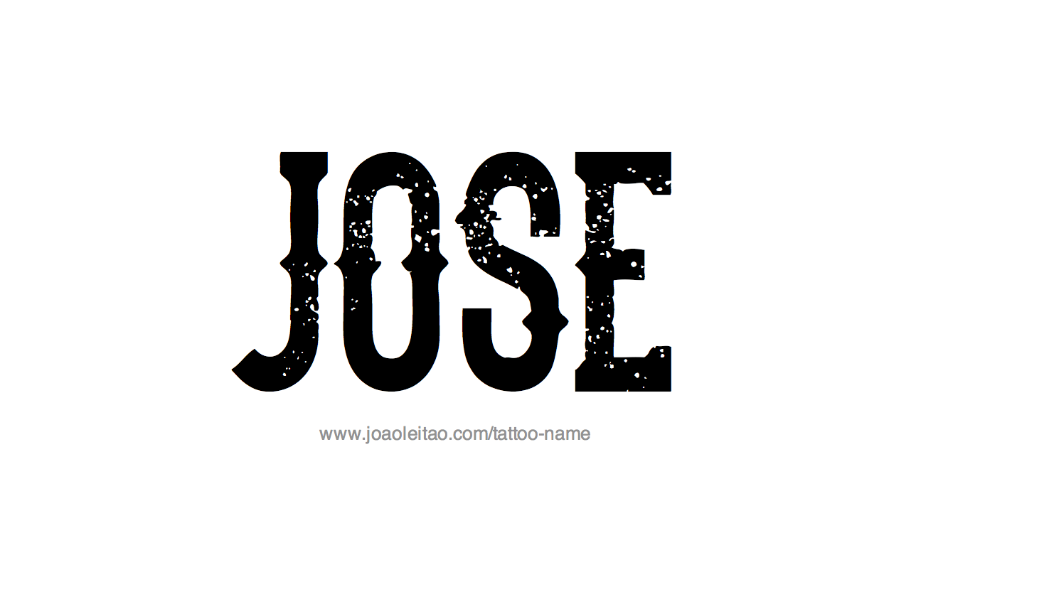 Tattoo Design Name Jose