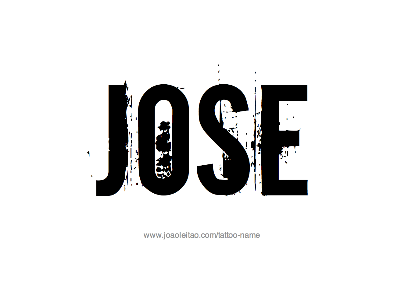 Tattoo Design Name Jose