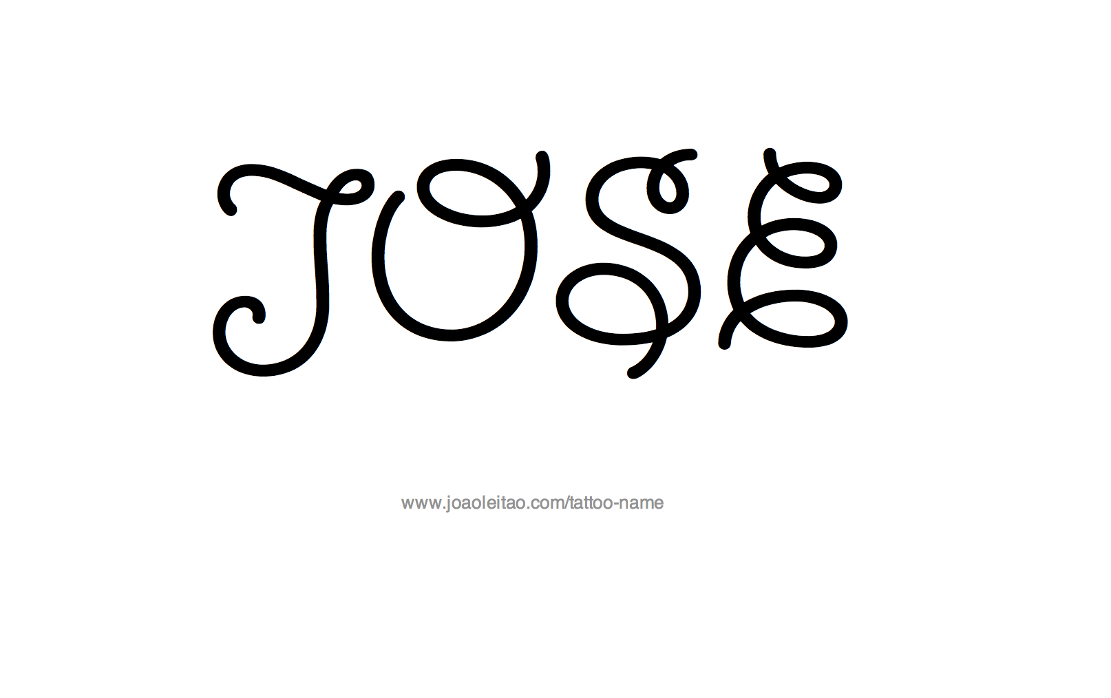 Tattoo Design Name Jose