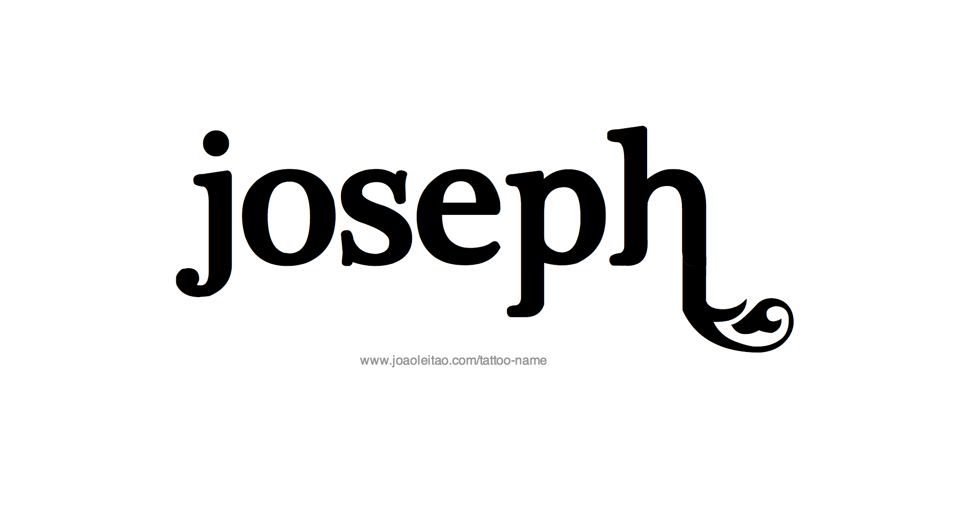 Tattoo Design Name Joseph