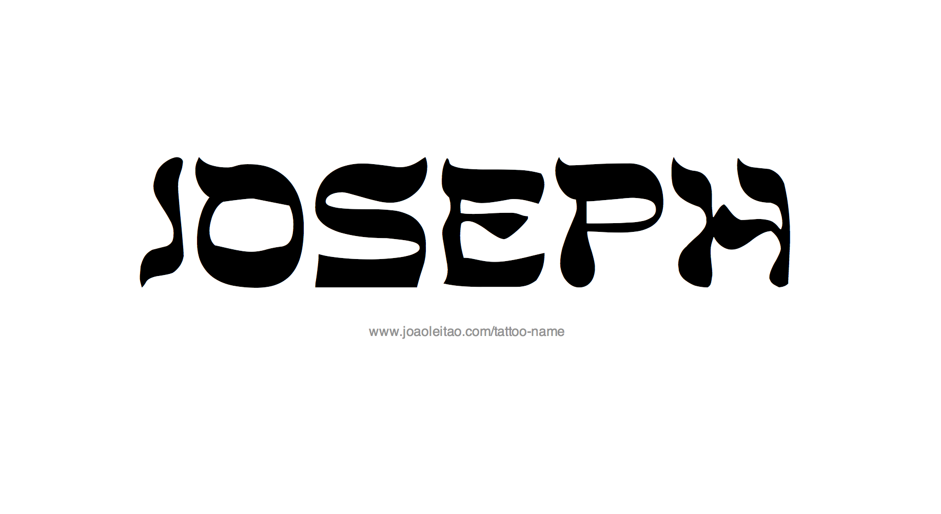 Tattoo Design Name Joseph