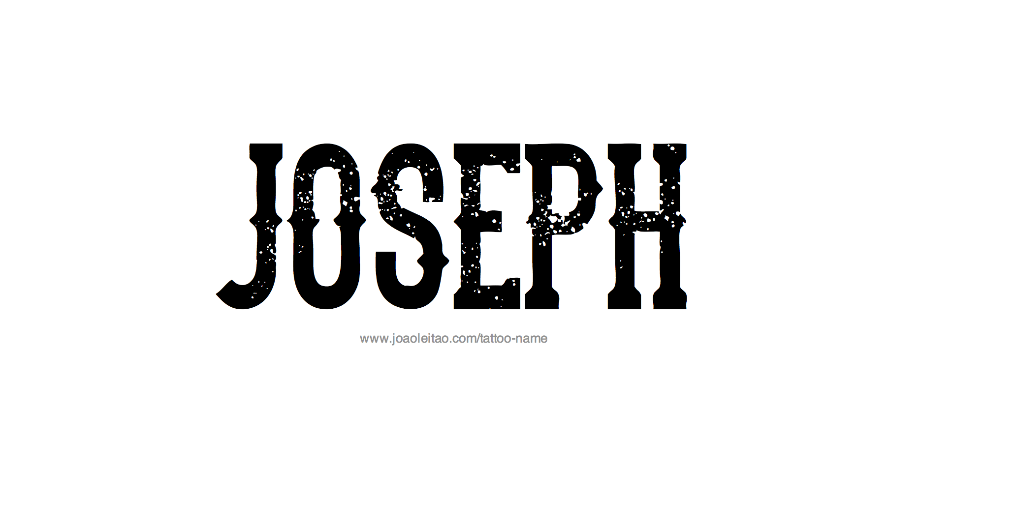 Tattoo Design Name Joseph