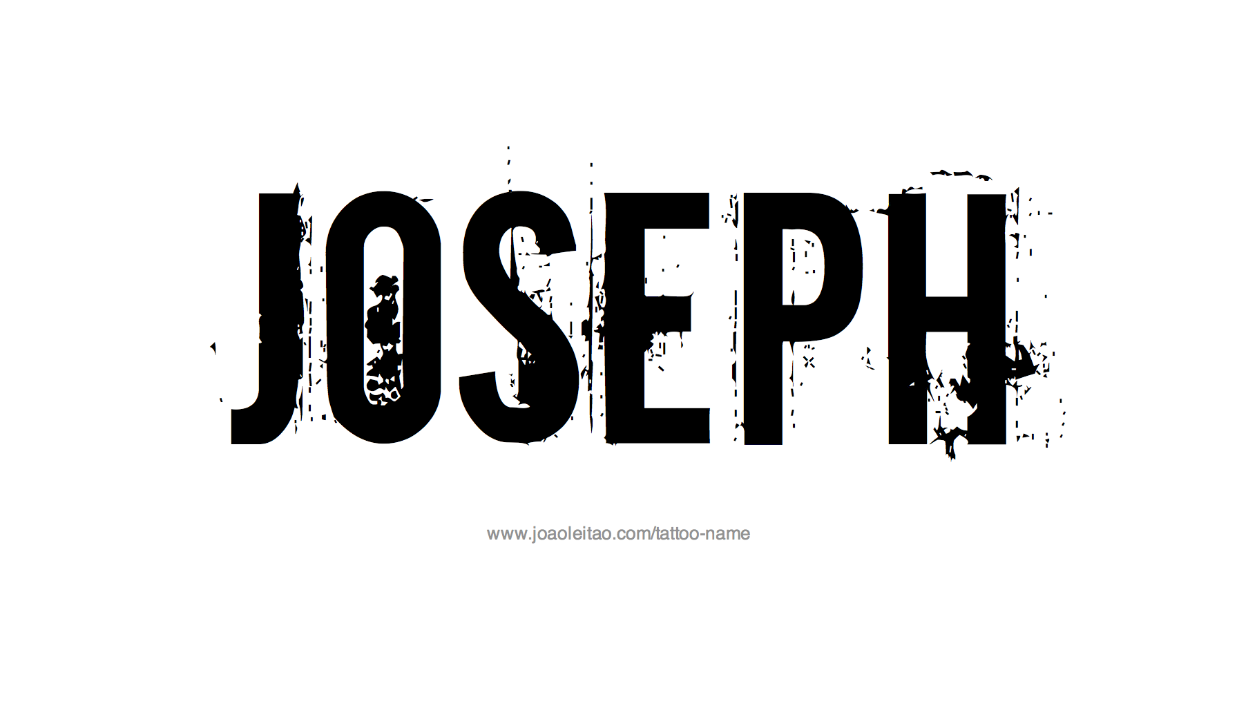 Tattoo Design Name Joseph