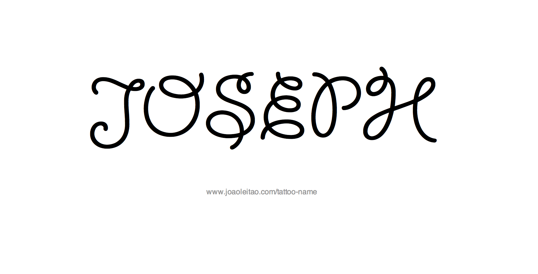 Tattoo Design Name Joseph