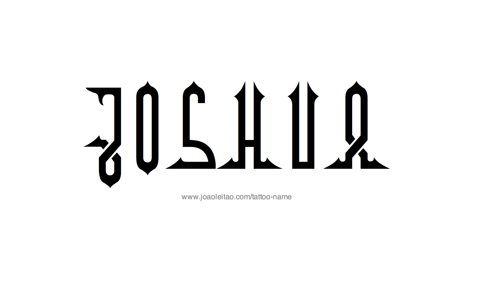 Tattoo Design Name Joshua