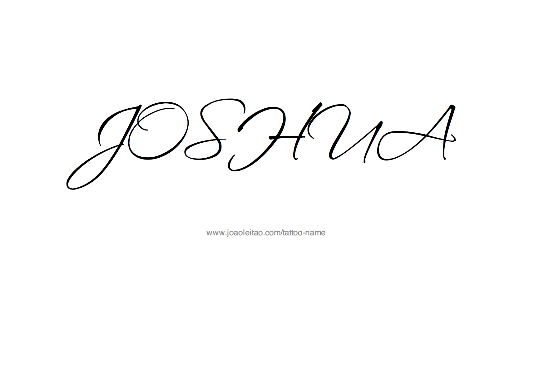 Tattoo Design Name Joshua