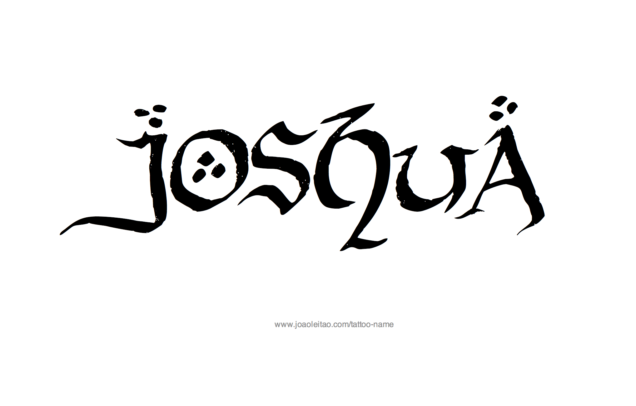 Tattoo Design Name Joshua