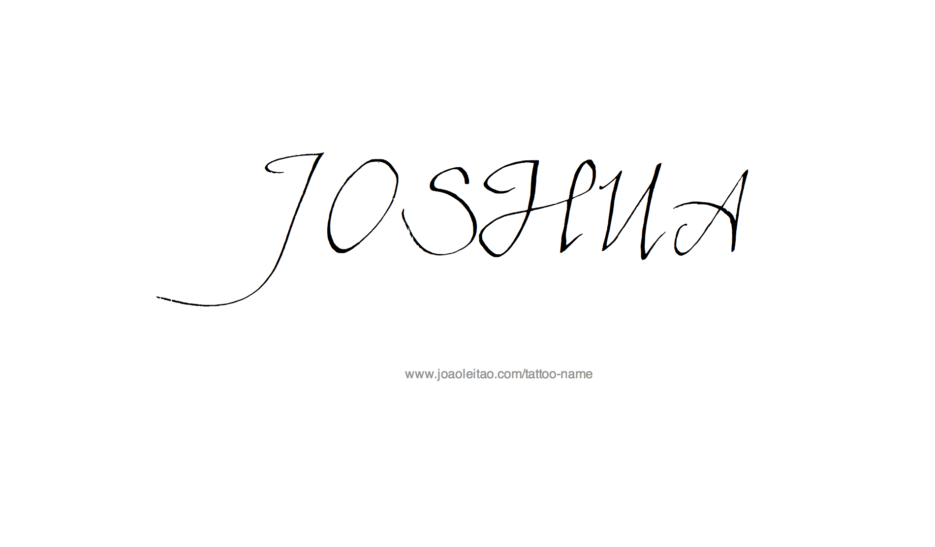 Tattoo Design Name Joshua