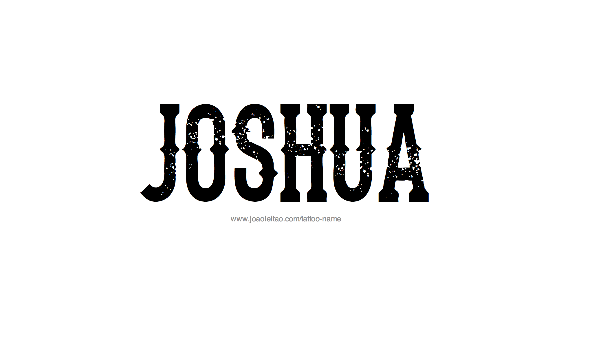 Tattoo Design Name Joshua