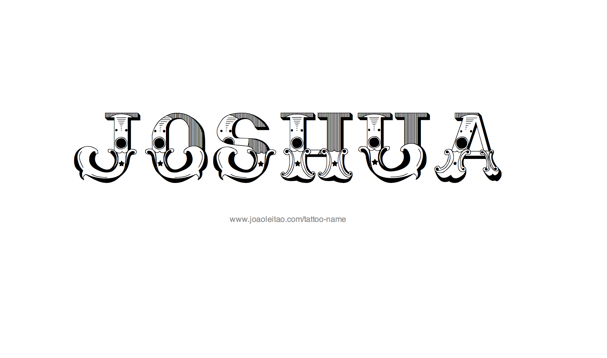 Tattoo Design Name Joshua