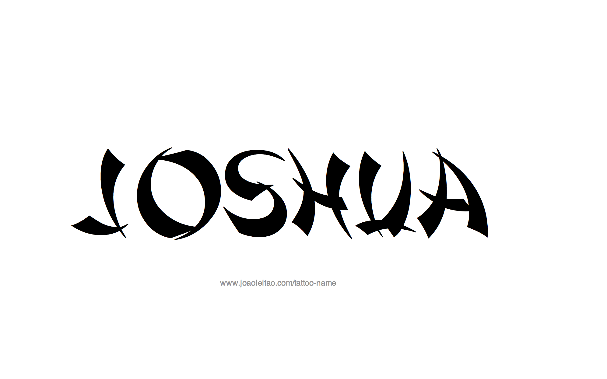 Tattoo Design Name Joshua