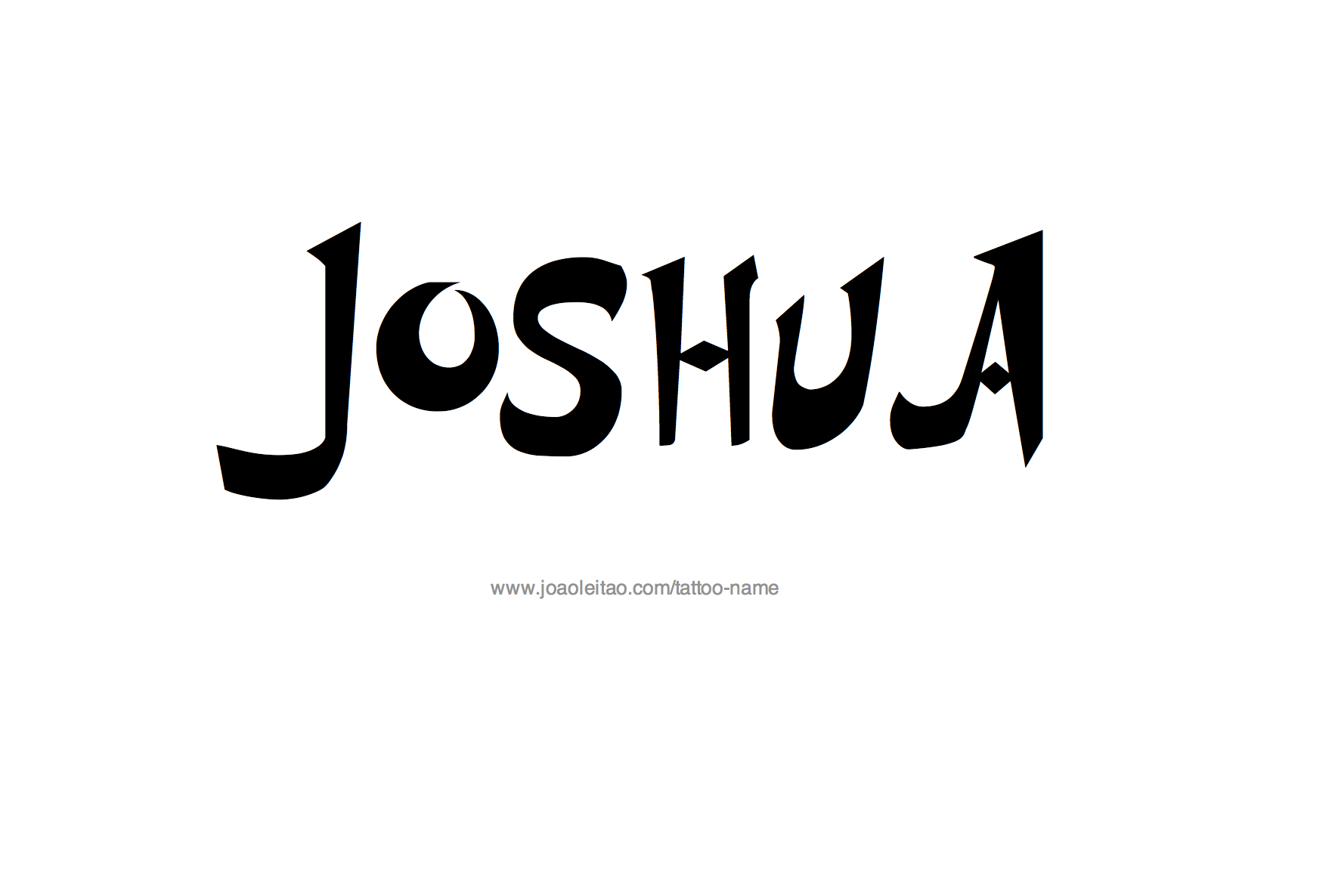Tattoo Design Name Joshua