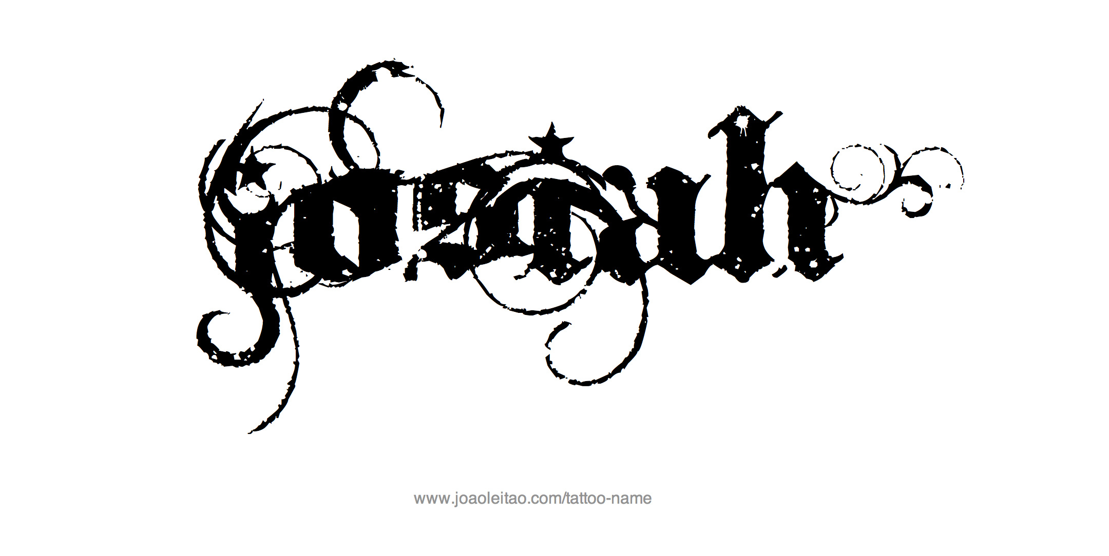 Tattoo Design Name Josiah