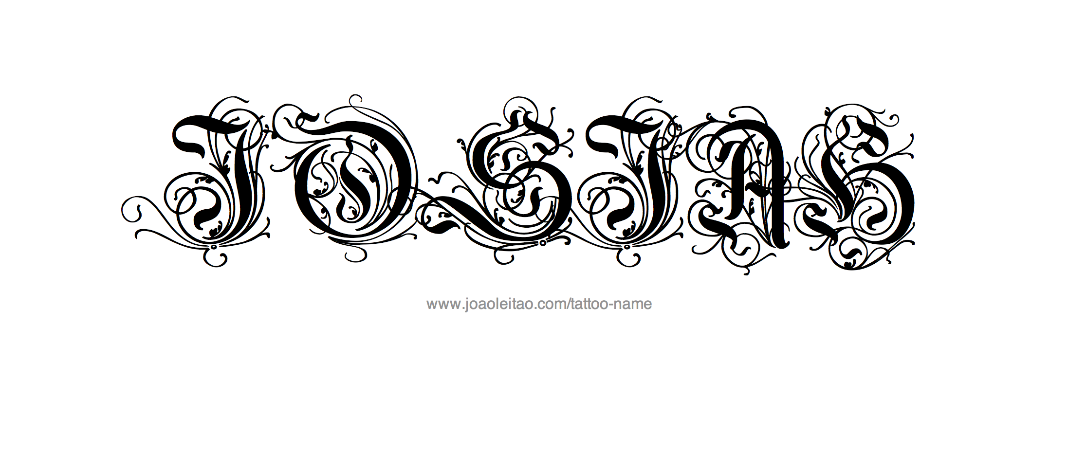 Tattoo Design Name Josiah