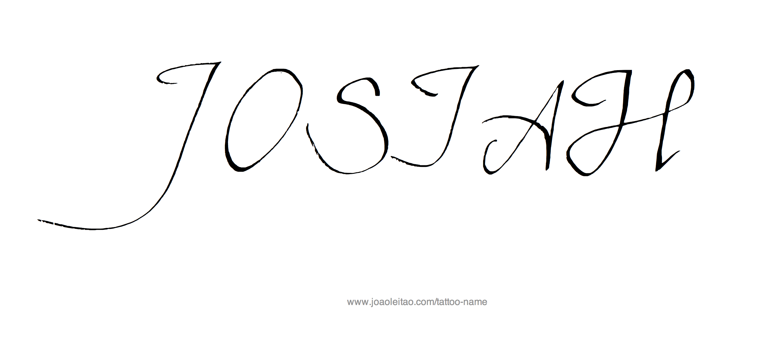 Tattoo Design Name Josiah