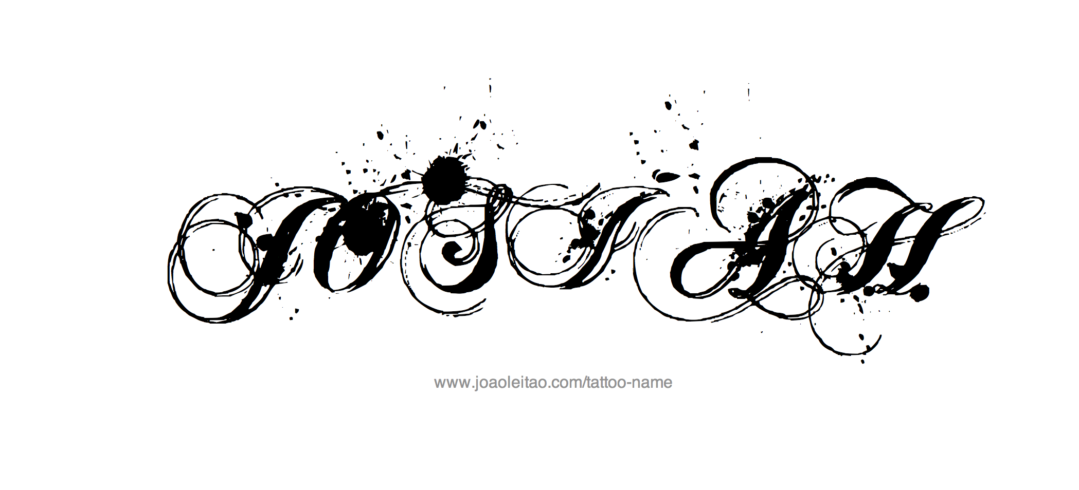 Tattoo Design Name Josiah