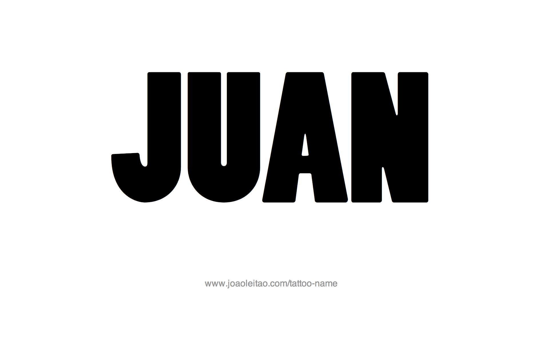 Tattoo Design Name Juan