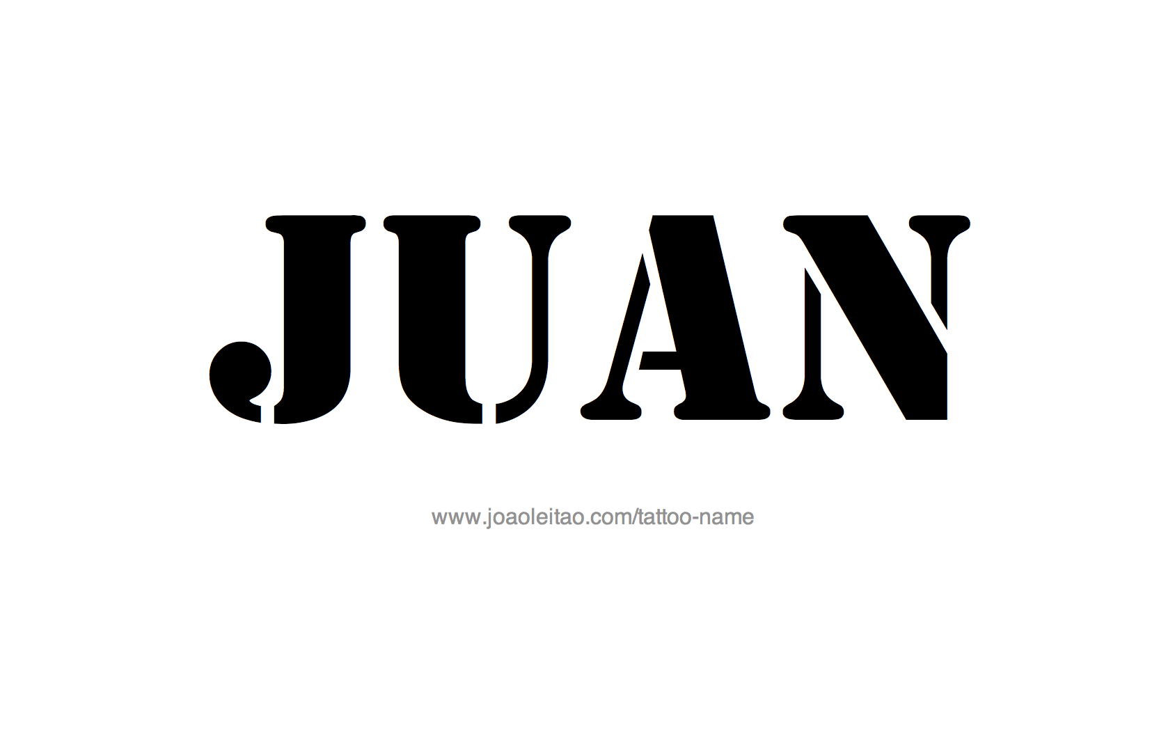 Tattoo Design Name Juan