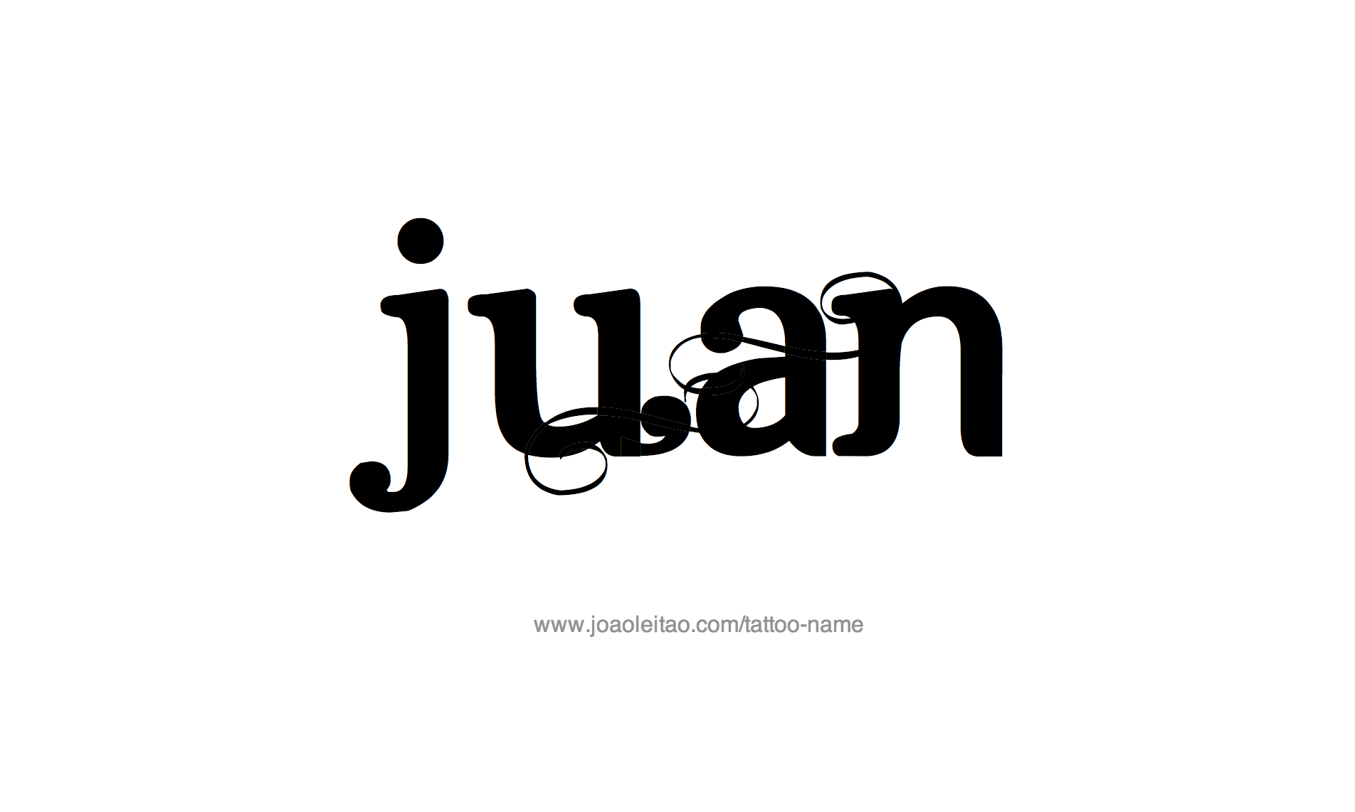 Tattoo Design Name Juan