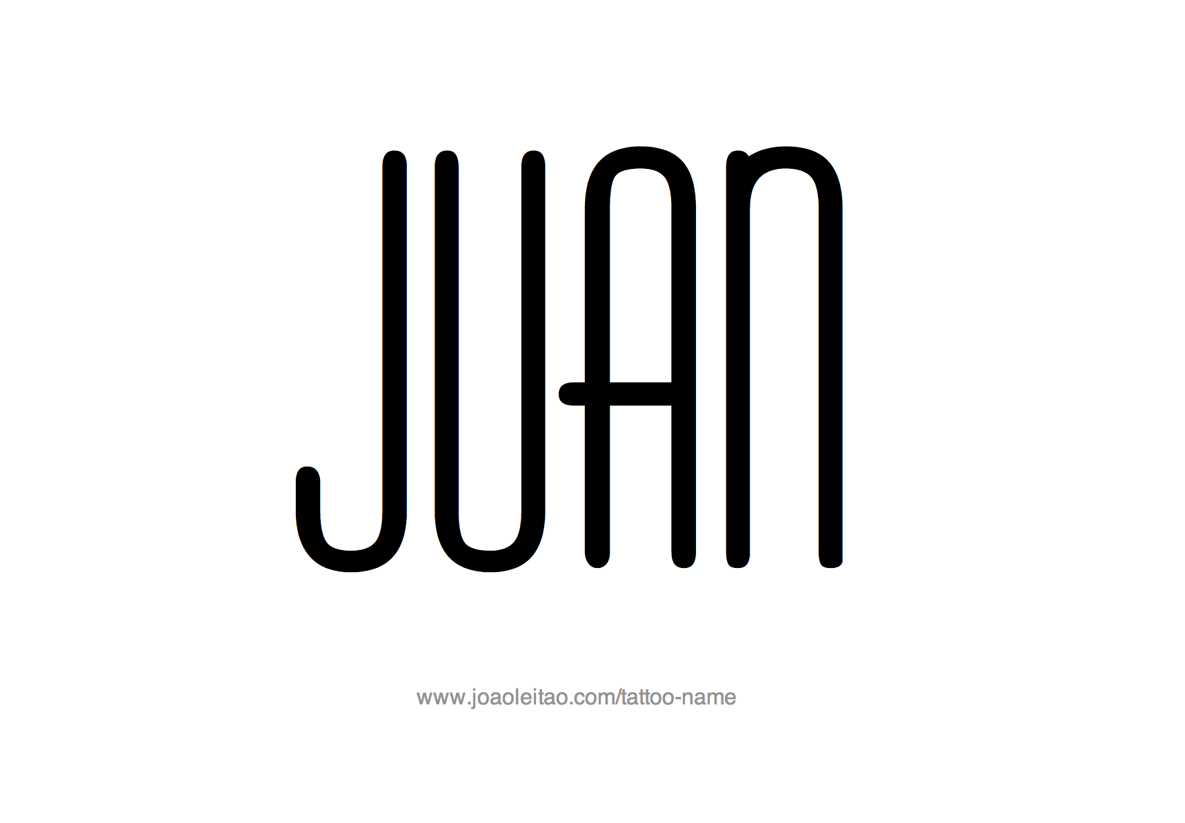 Tattoo Design Name Juan