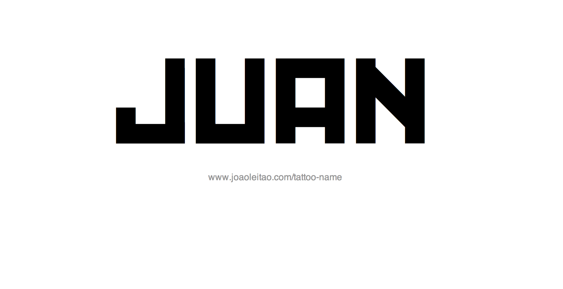 Tattoo Design Name Juan