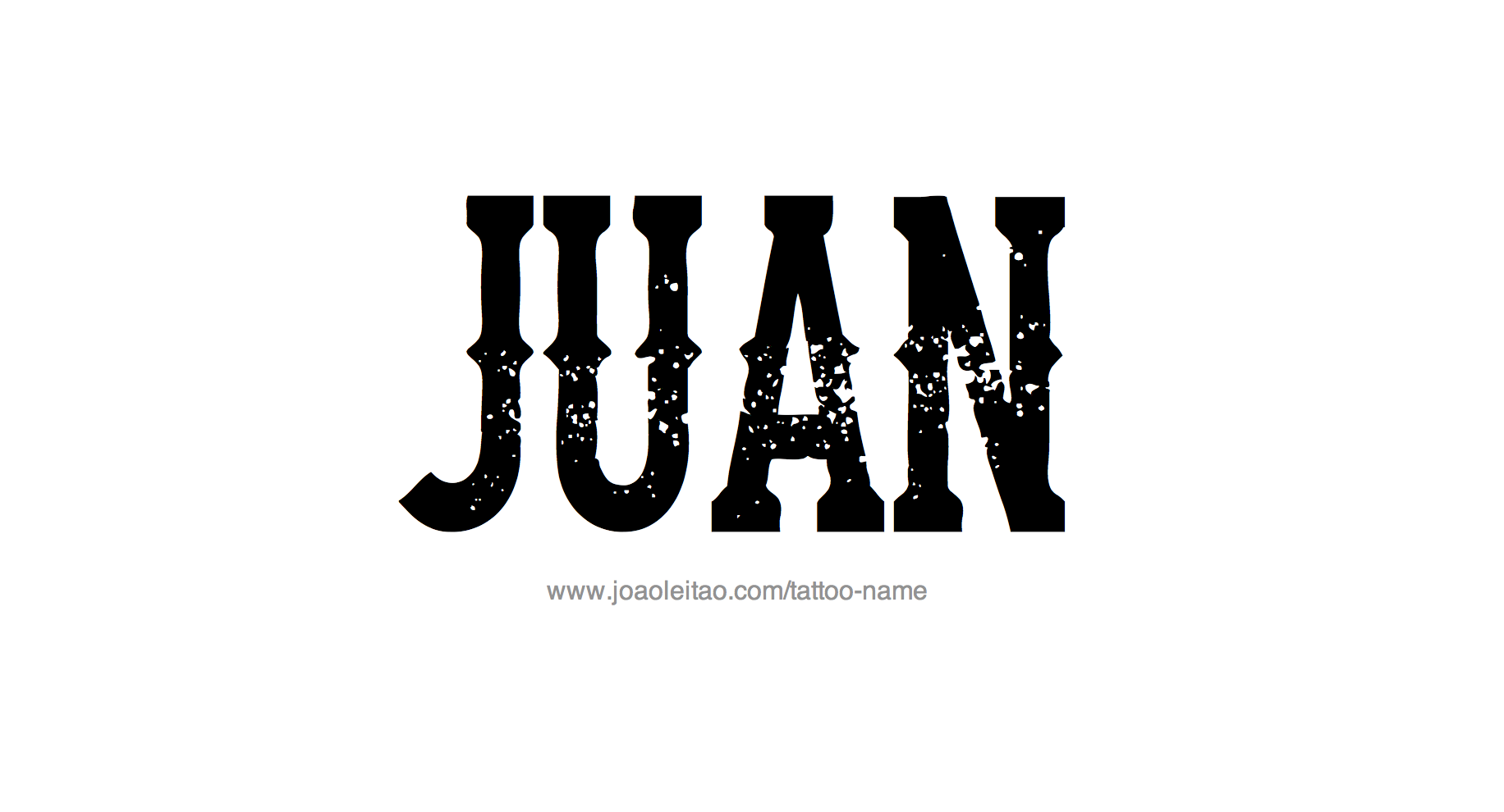 Tattoo Design Name Juan