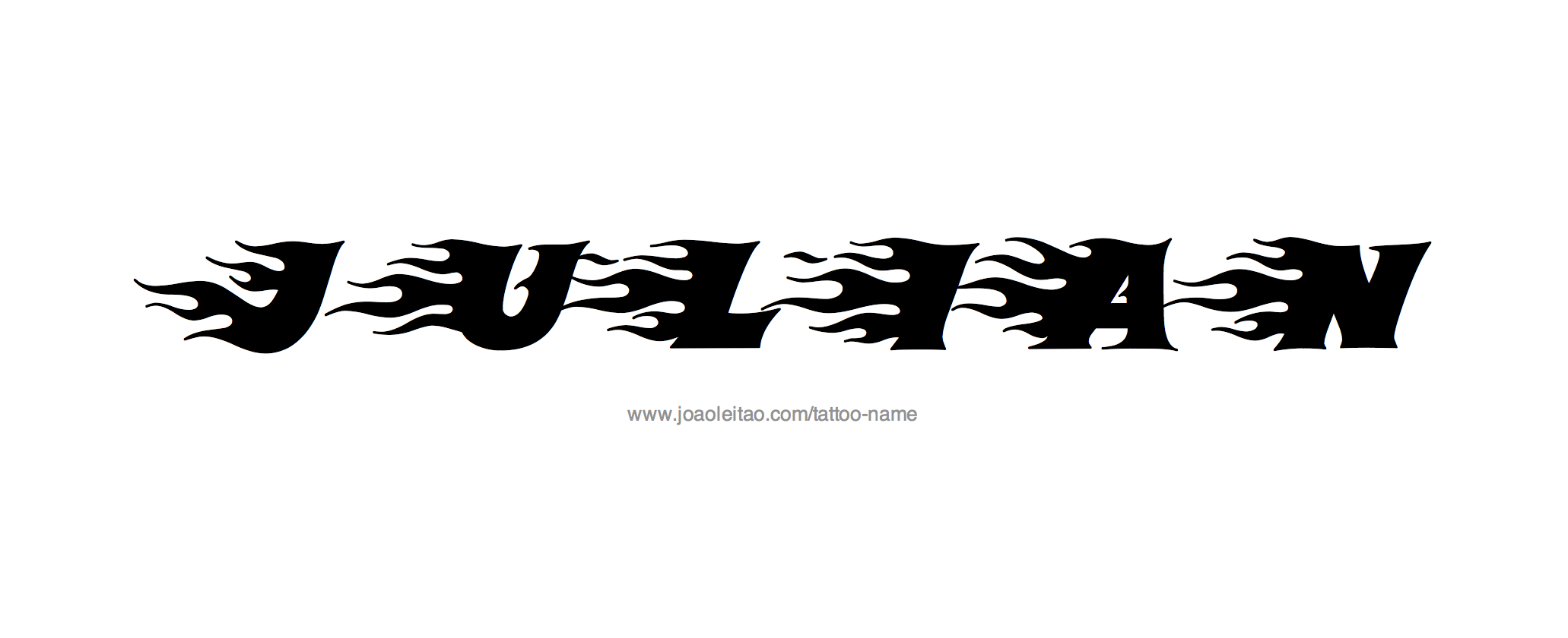 Tattoo Design Name Julian