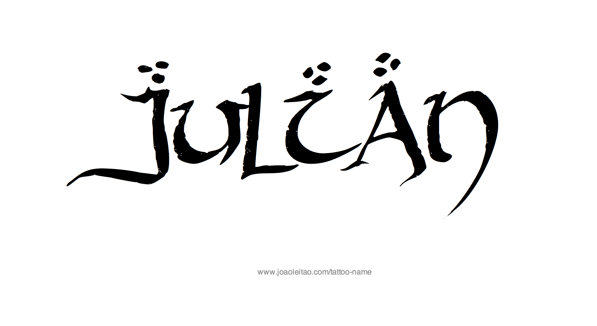 Tattoo Design Name Julian