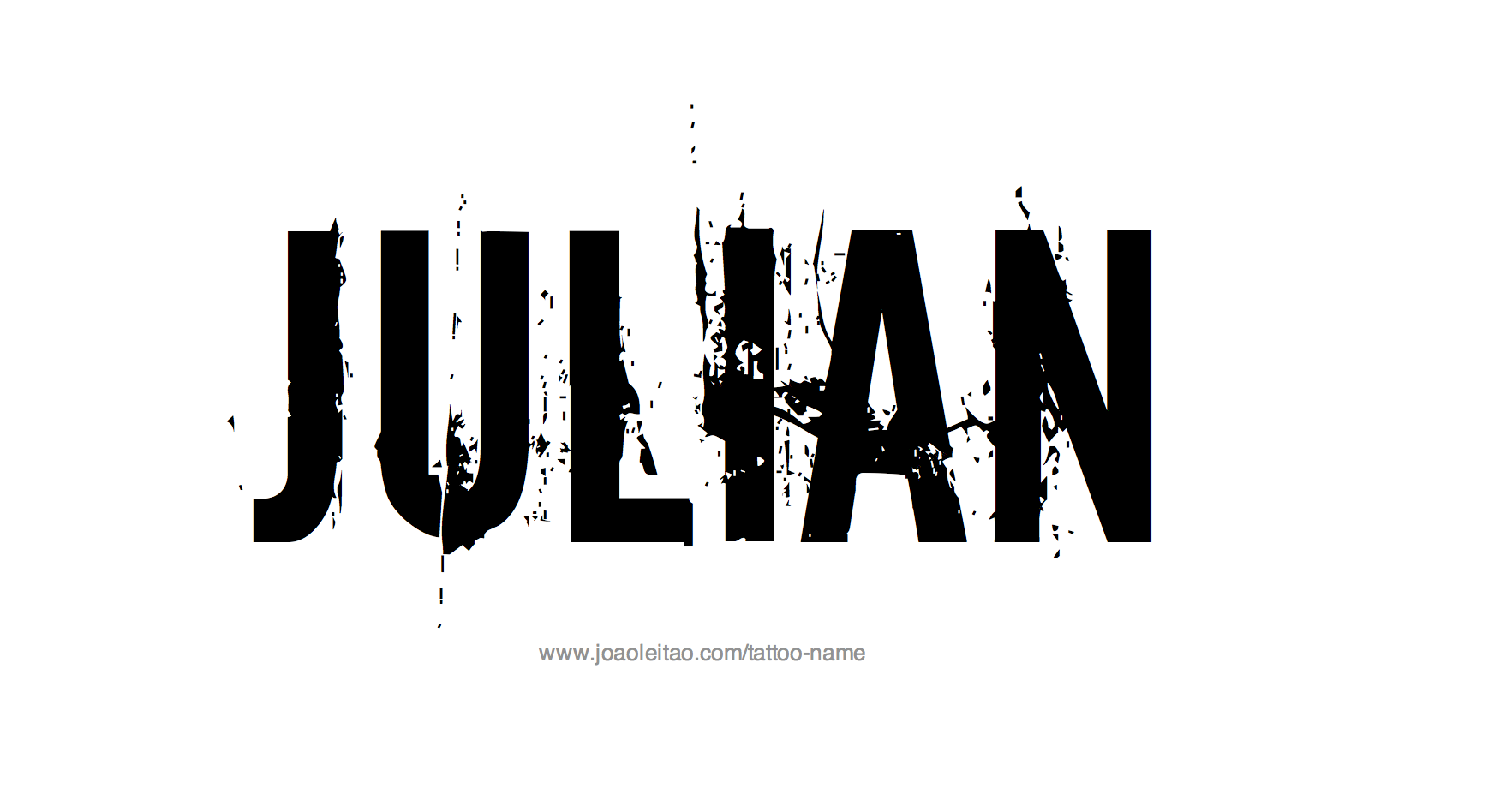 Tattoo Design Name Julian